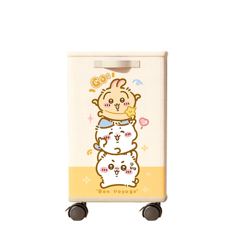 Home Bathroom Movie - Chiikawa,Hachiware,Usagi Cute Cartoon Rolling Storage Cart,