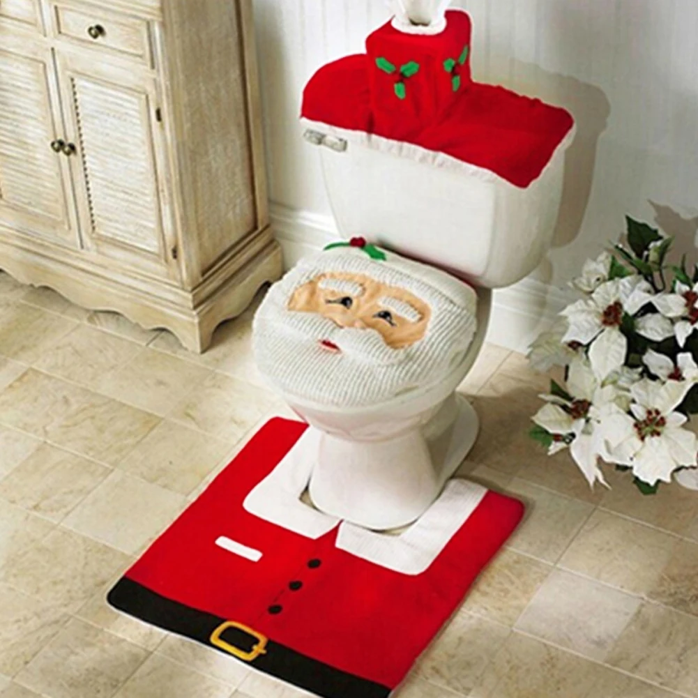 Home Of The Year Bathroom - 2026 Cute Christmas Toilet Seat Covers