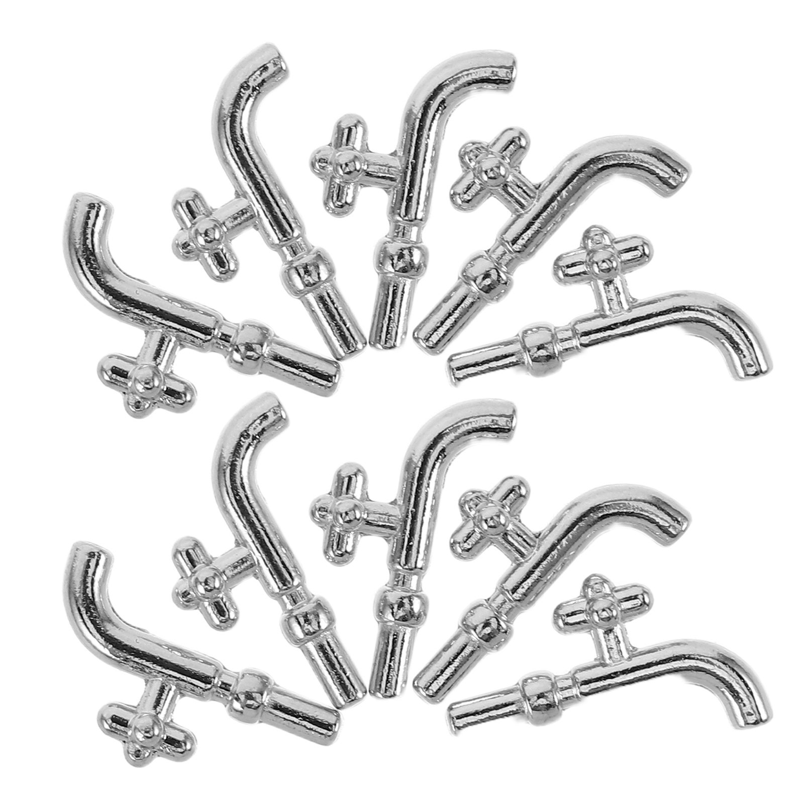 Home Bathroom Faucets - 10Pcs Miniature Faucet Realistic Bathroom Basin