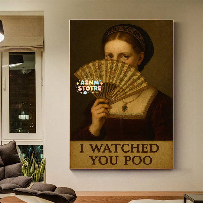 Home Bathroom Toilet - Stinky Toilet Funny Art Posters Funny
