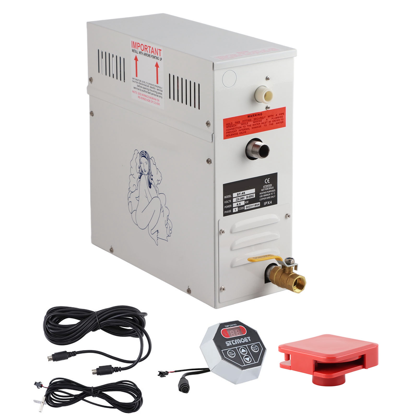 Home Bathroom Spa - 4.5KW 220V Steam Generator Shower Sauna