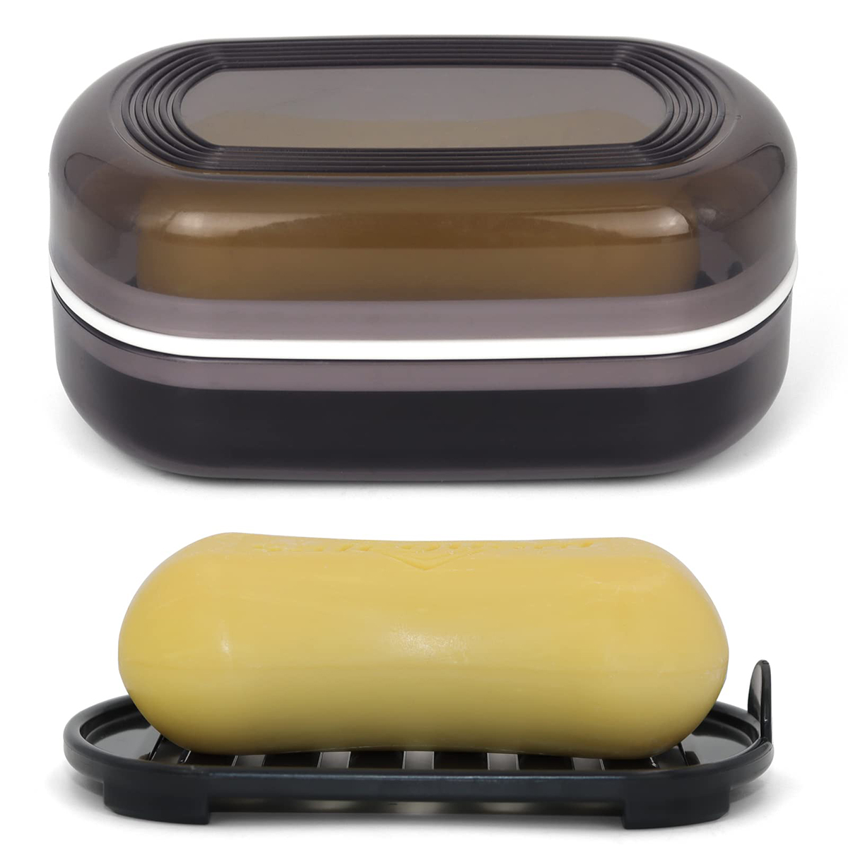 Home Bathroom Organizer - Portable Bathroom Soap Holder Container Box
