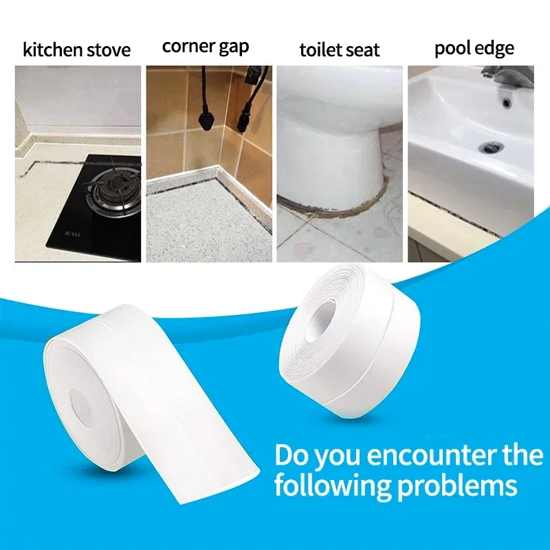 1 Roll Caulking Tape Waterproo - đánh giá và giá Home Bathroom Pictures