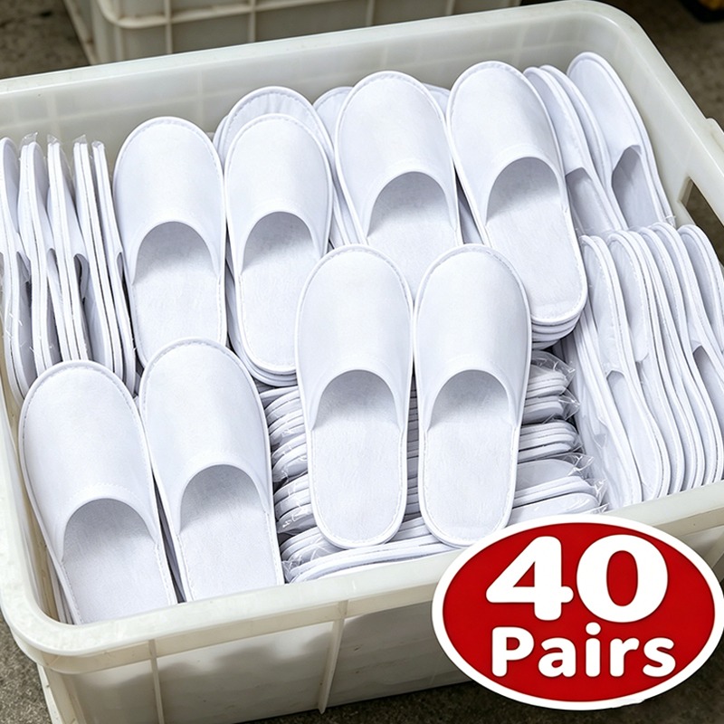 40pairs 2026 White Hotel Slipp - đánh giá và giá Home Bathroom Spa