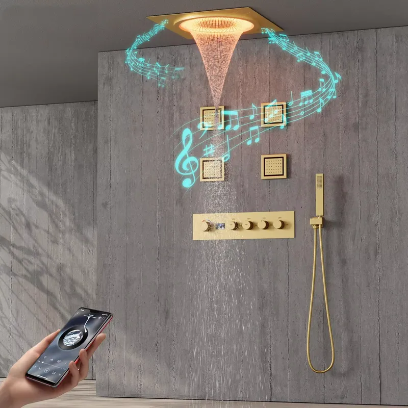 Smart LED Shower Set Bathroom  - đánh giá và giá Home Bathroom Shower