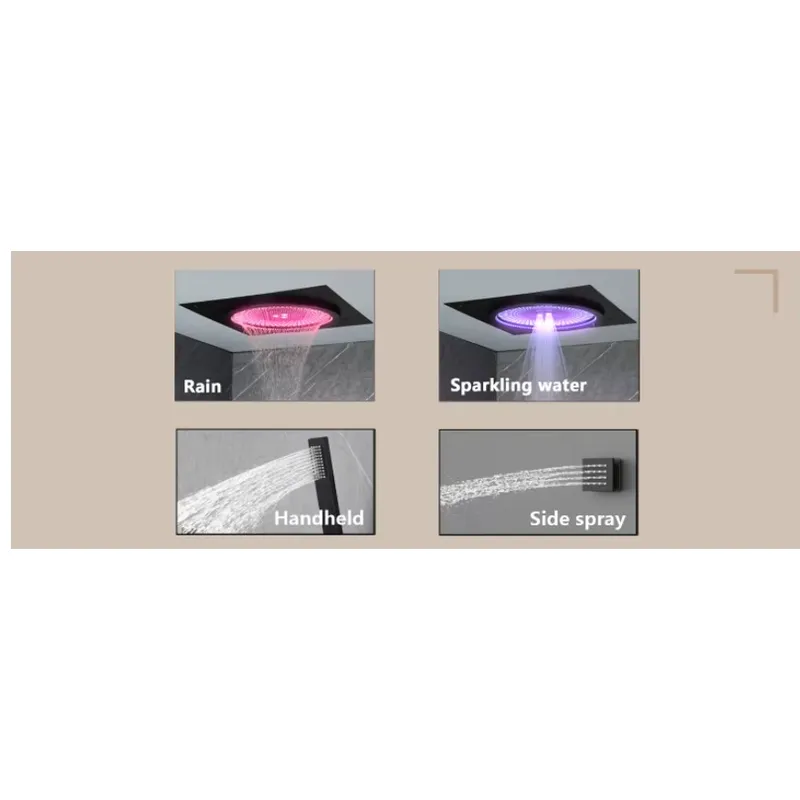 Smart LED Shower Set Bathroom  - đánh giá và giá Home Bathroom Shower