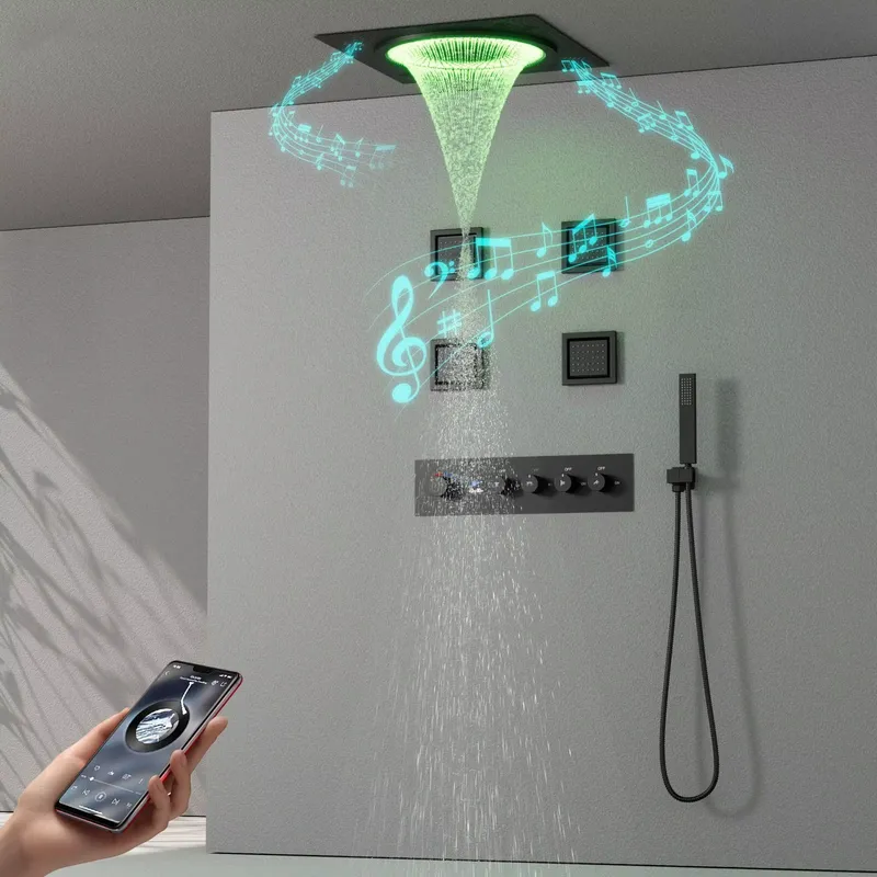 Smart LED Shower Set Bathroom  - đánh giá và giá Home Bathroom Shower