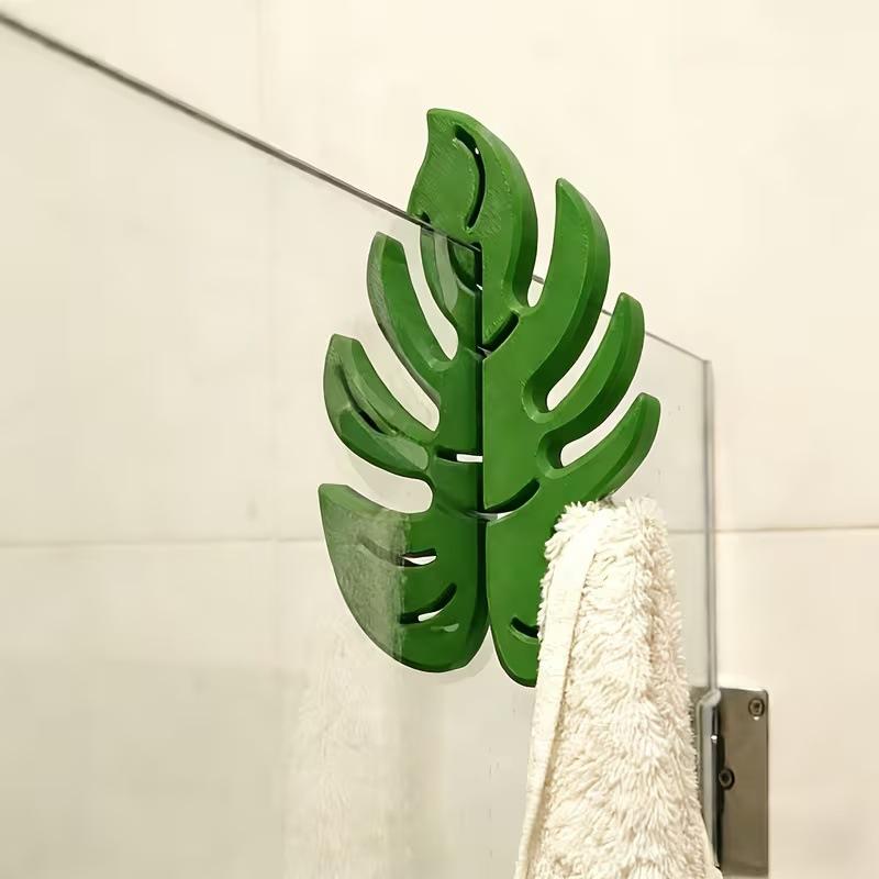 Green Monstera Leaf Over Showe - đánh giá và giá Jet Home Bathroom
