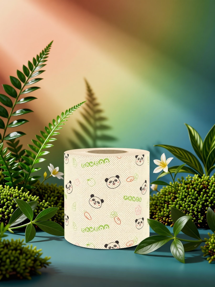 Bamboo Toilet Paper Roll Panda - đánh giá và giá Home Bathroom Toilet