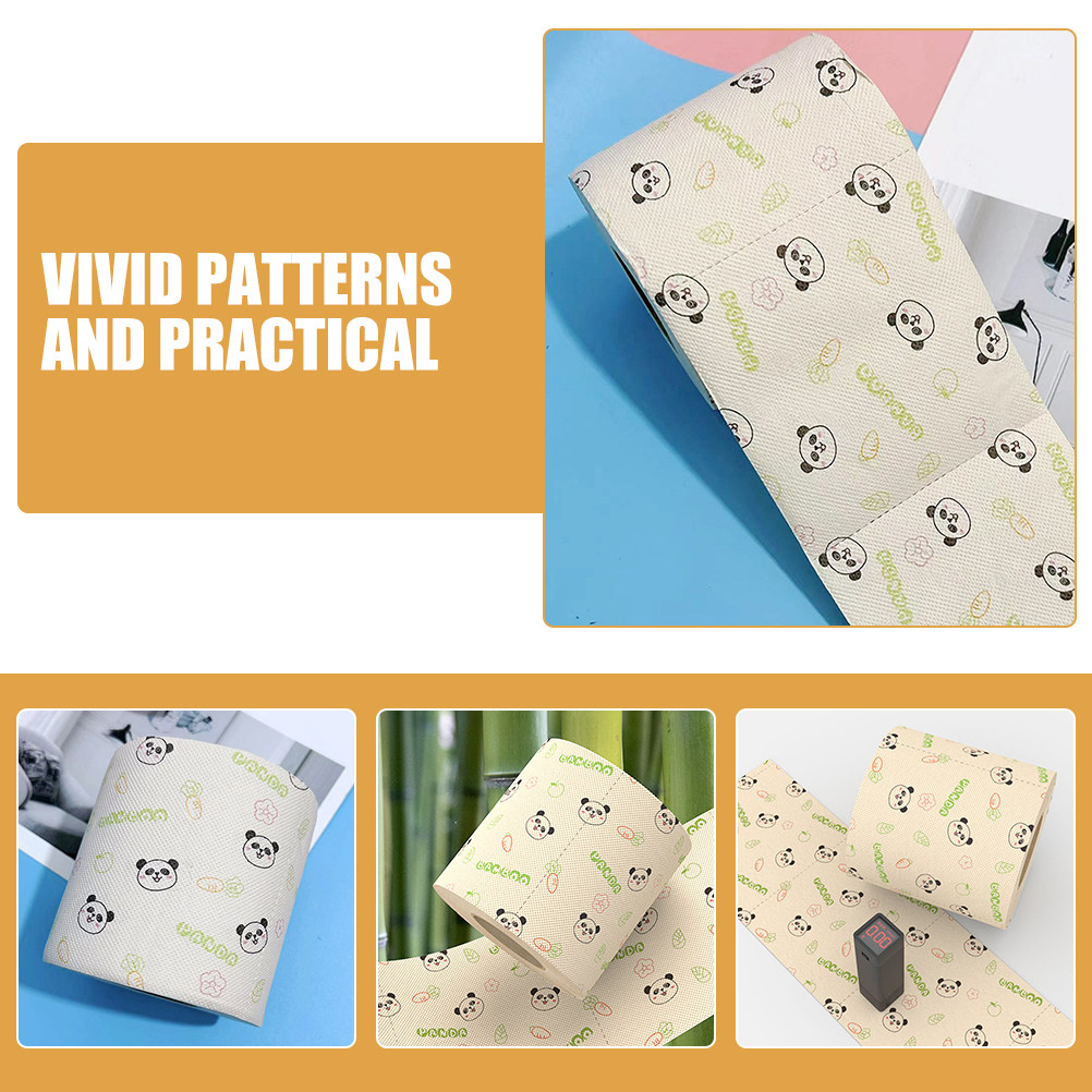 Bamboo Toilet Paper Roll Panda - đánh giá và giá Home Bathroom Toilet