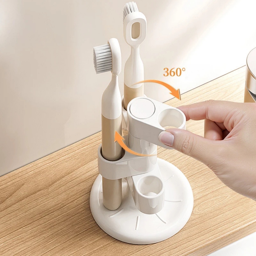 1pcs Rotating Toothbrush Holde - đánh giá và giá Home Bathroom Organizer