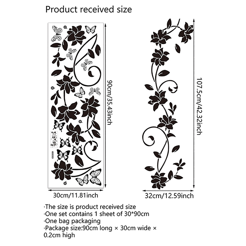 Black Floral Iris Vine Mirror  - đánh giá và giá Jet Home Bathroom