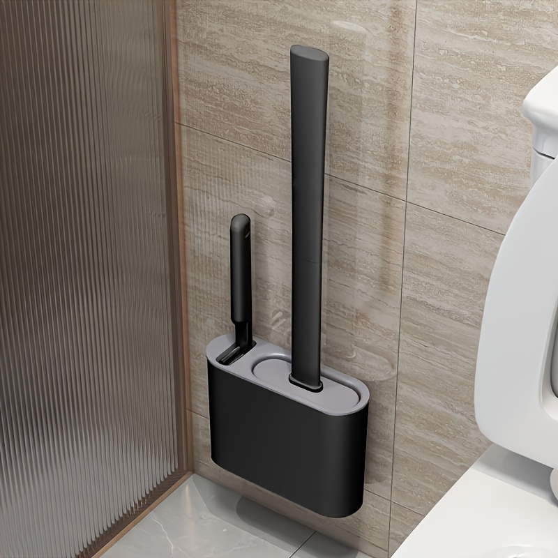 Wall Mount Toilet Brush Set, M - đánh giá và giá Home Bathroom Organizer