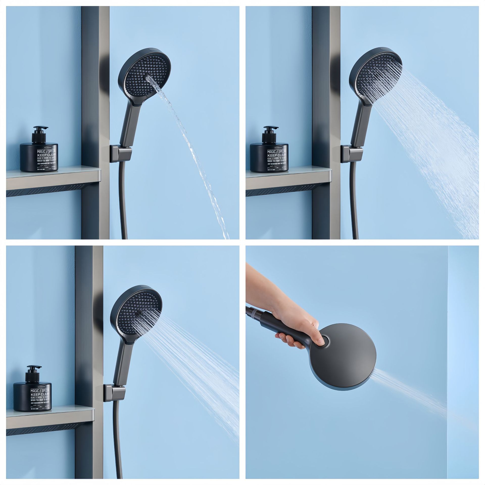 Rain Shower Set, LED Digital D - đánh giá và giá Jet Home Bathroom