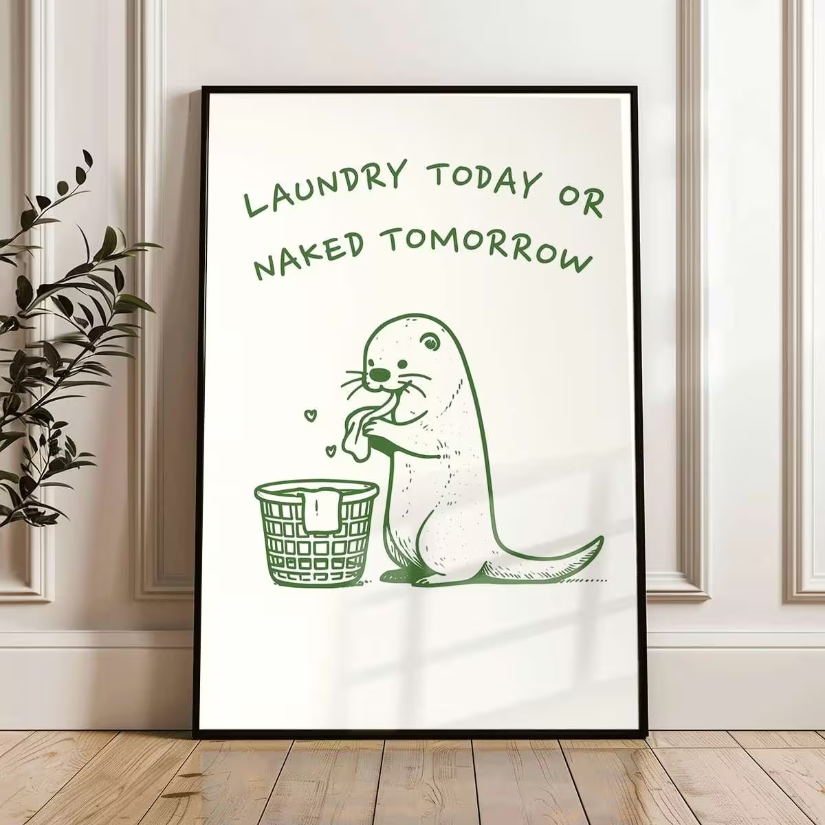 (No frame)Moder Funny Otter La - đánh giá và giá Home Bathroom Pictures