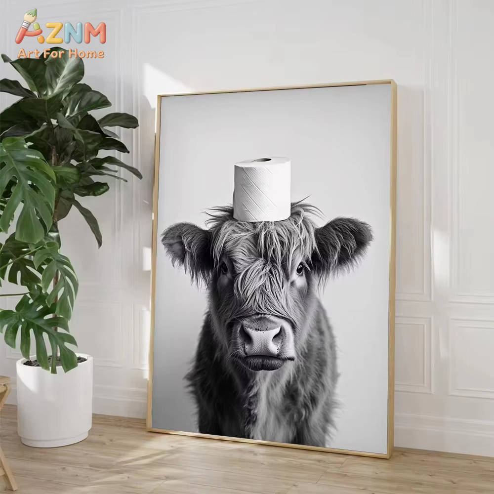 1PC, Highland Cow Otter Cat Ra - đánh giá và giá Home Bathroom Toilet