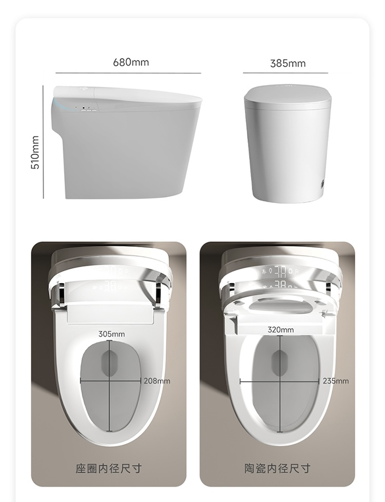 Top Selling Automatic Flush Sm - đánh giá và giá Home Bathroom Toilet