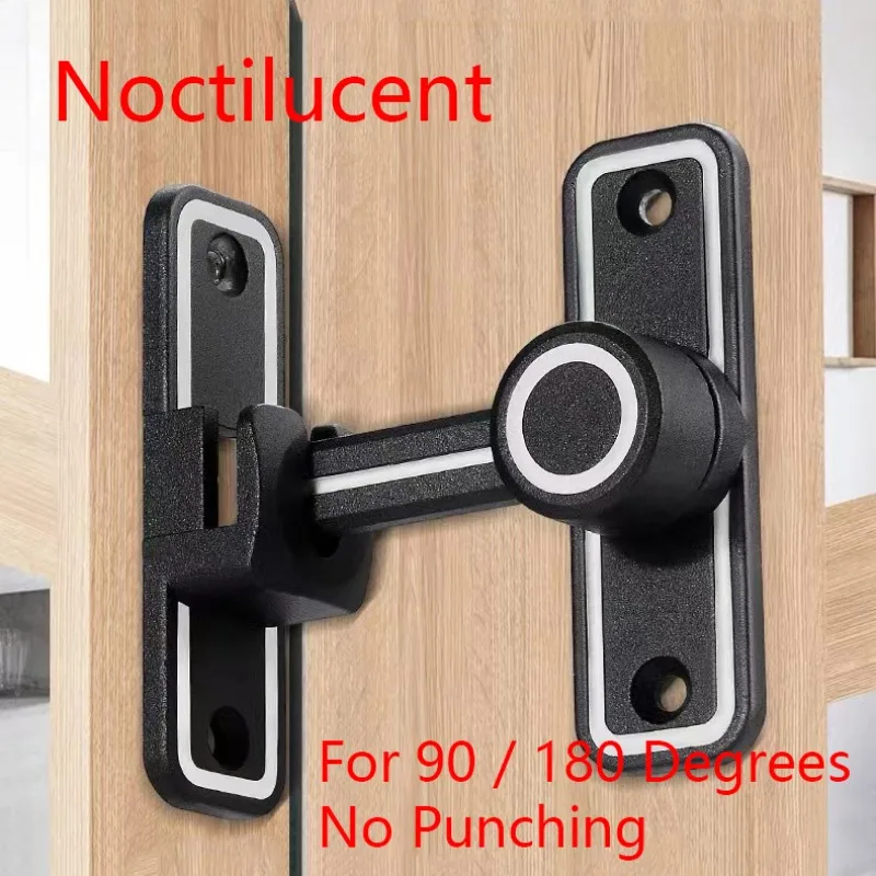 Black Luminous Barn Door Latch - đánh giá và giá Home Bathroom Lock
