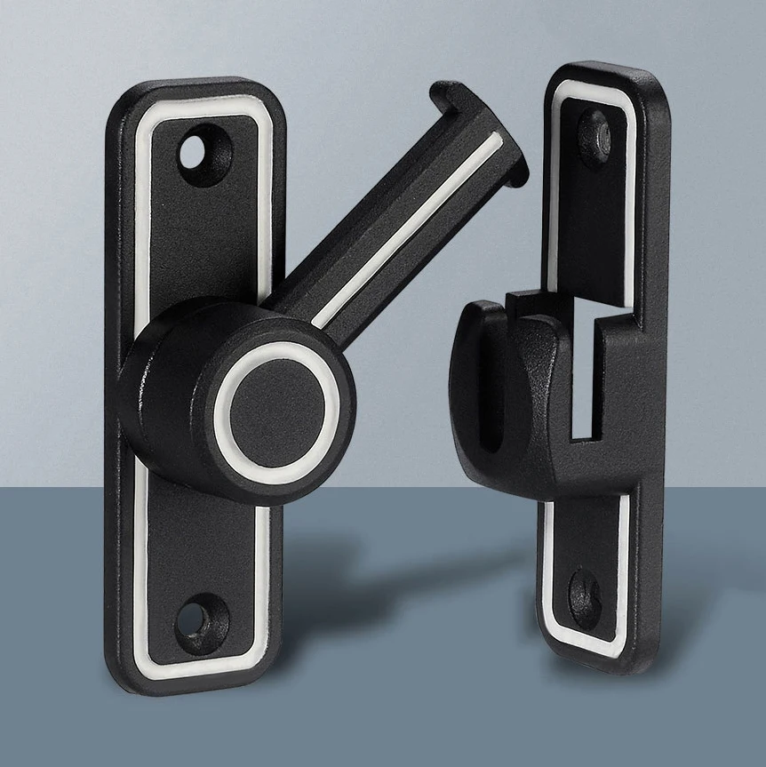 Black Luminous Barn Door Latch - đánh giá và giá Home Bathroom Lock