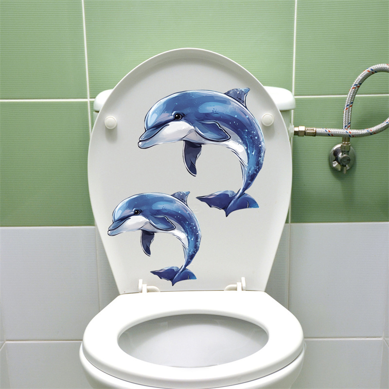 Glow-in-the-dark Dolphin Toile - đánh giá và giá Jet Home Bathroom