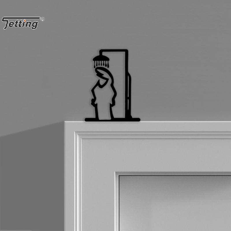 Black Shower Figure Wall Decor - đánh giá và giá Jet Home Bathroom