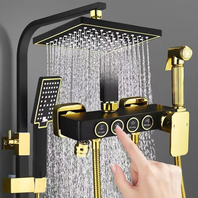 Black Gold Stainless Steel Sho - đánh giá và giá Home Bathroom Faucets