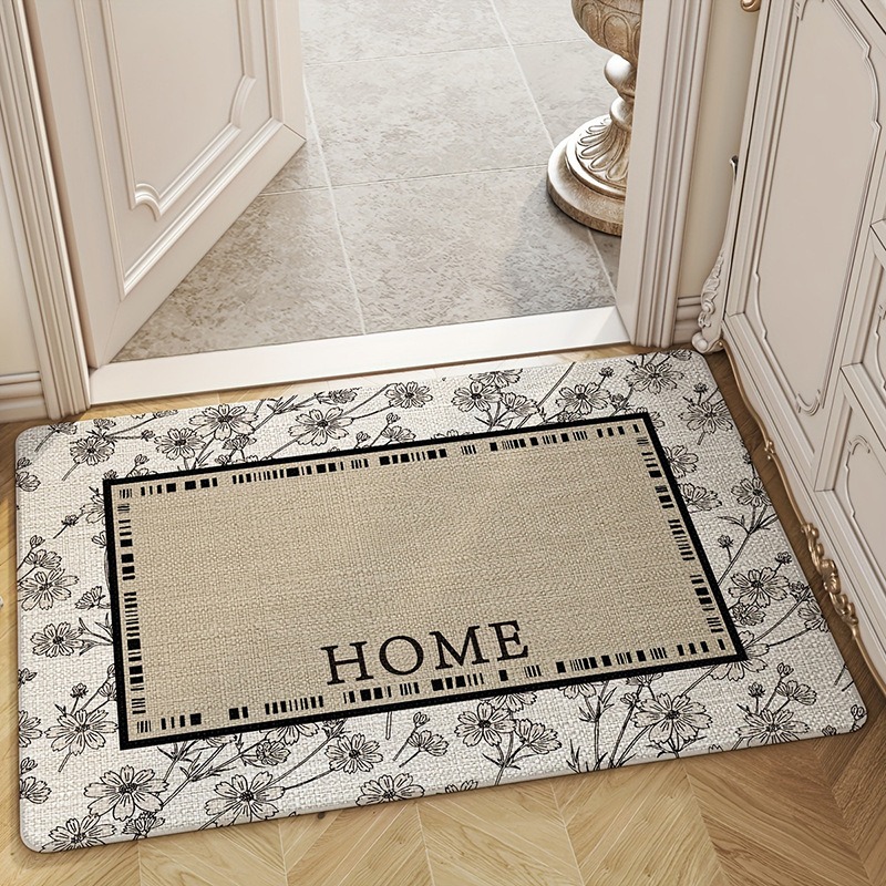 Hello Retro Print Doormat Non- - đánh giá và giá Home Bathroom Cleaning Machine