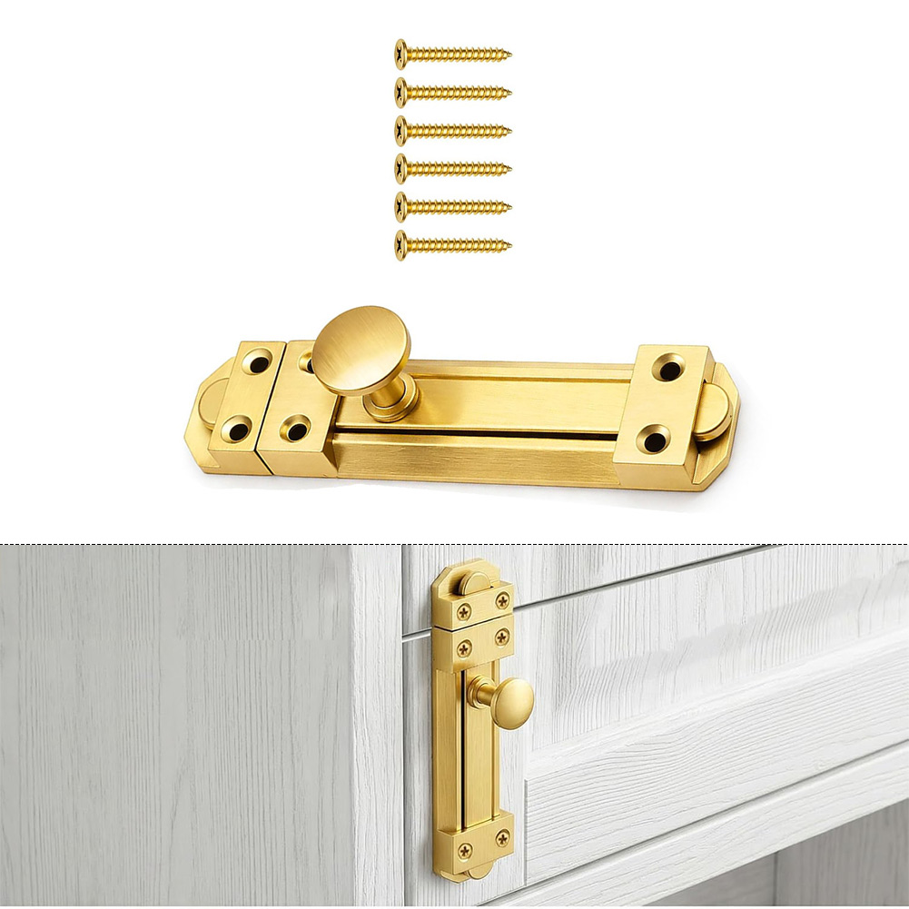 5 Inch Solid Brass Sliding Doo - đánh giá và giá Home Bathroom Lock
