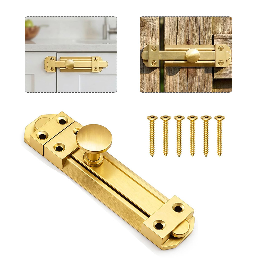 5 Inch Solid Brass Sliding Doo - đánh giá và giá Home Bathroom Lock