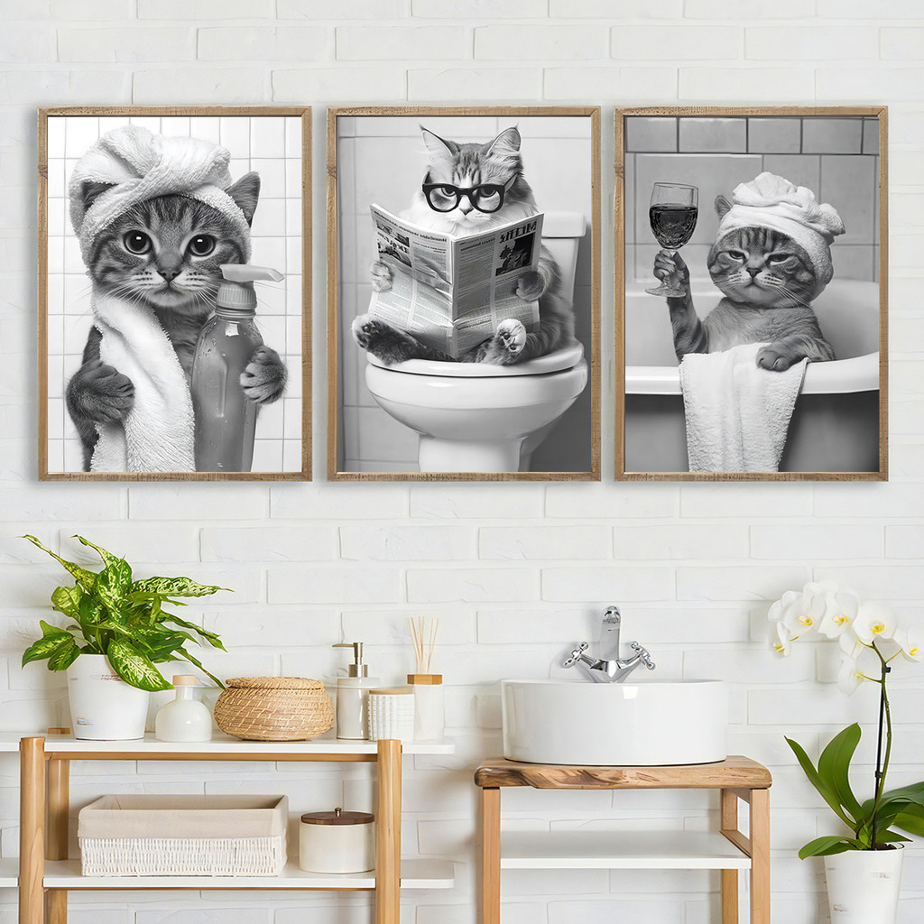 Black and White Cute Animals C - đánh giá và giá Home Bathroom Toilet