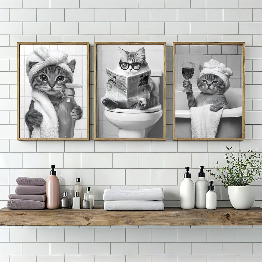 Black and White Cute Animals C - đánh giá và giá Home Bathroom Toilet