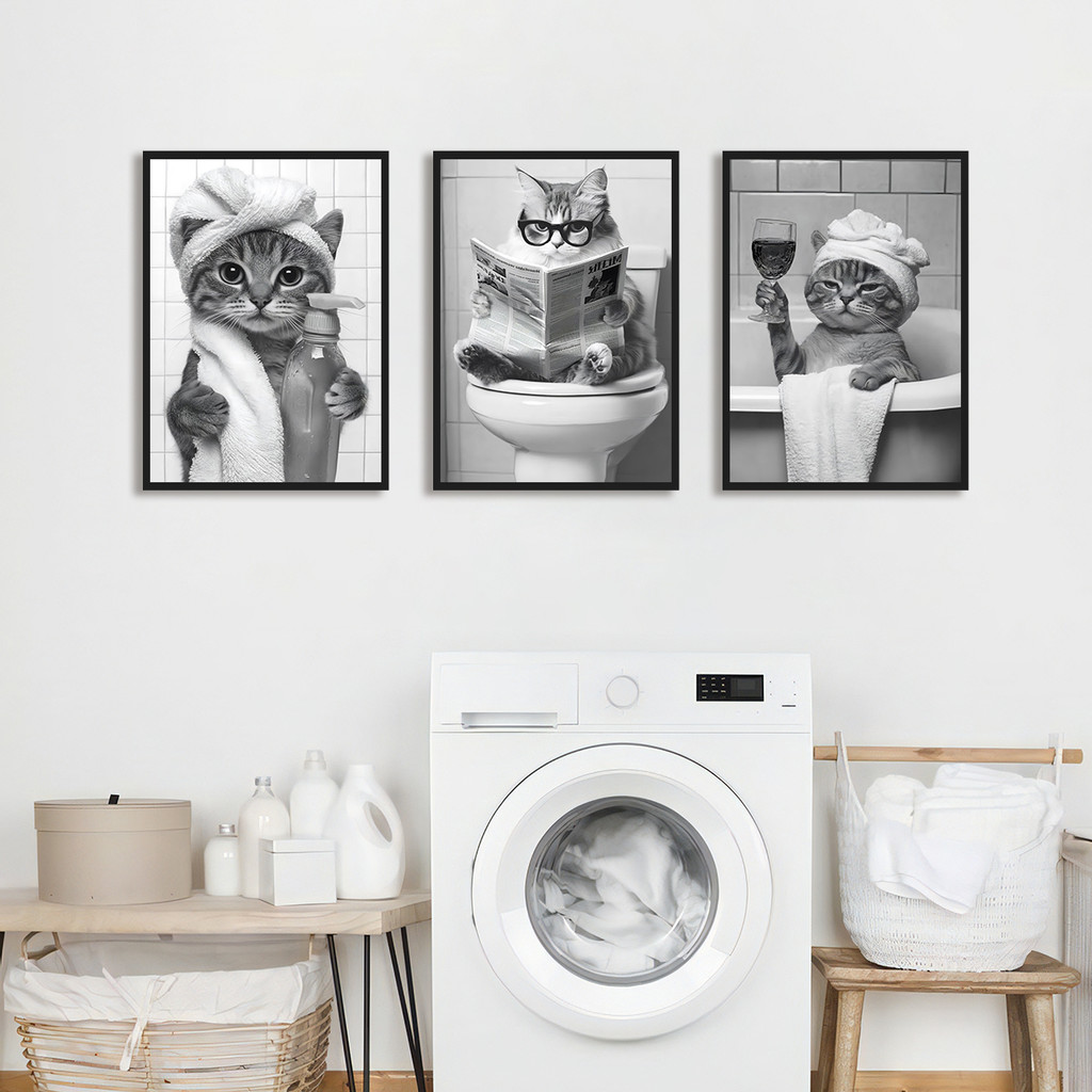 Black and White Cute Animals C - đánh giá và giá Home Bathroom Toilet