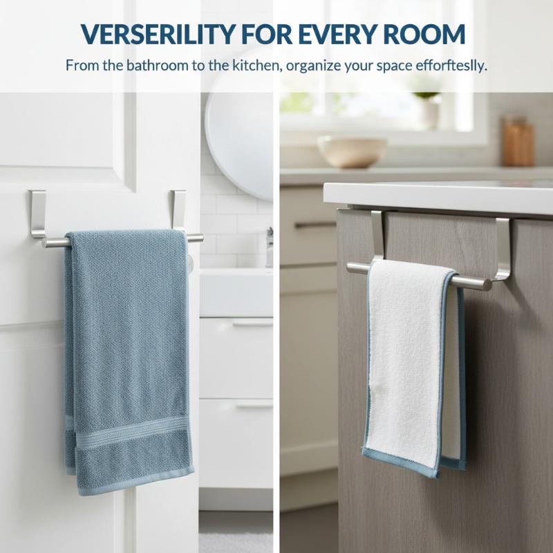 Towel Robe Rack Stainless Stee - đánh giá và giá Jet Home Bathroom
