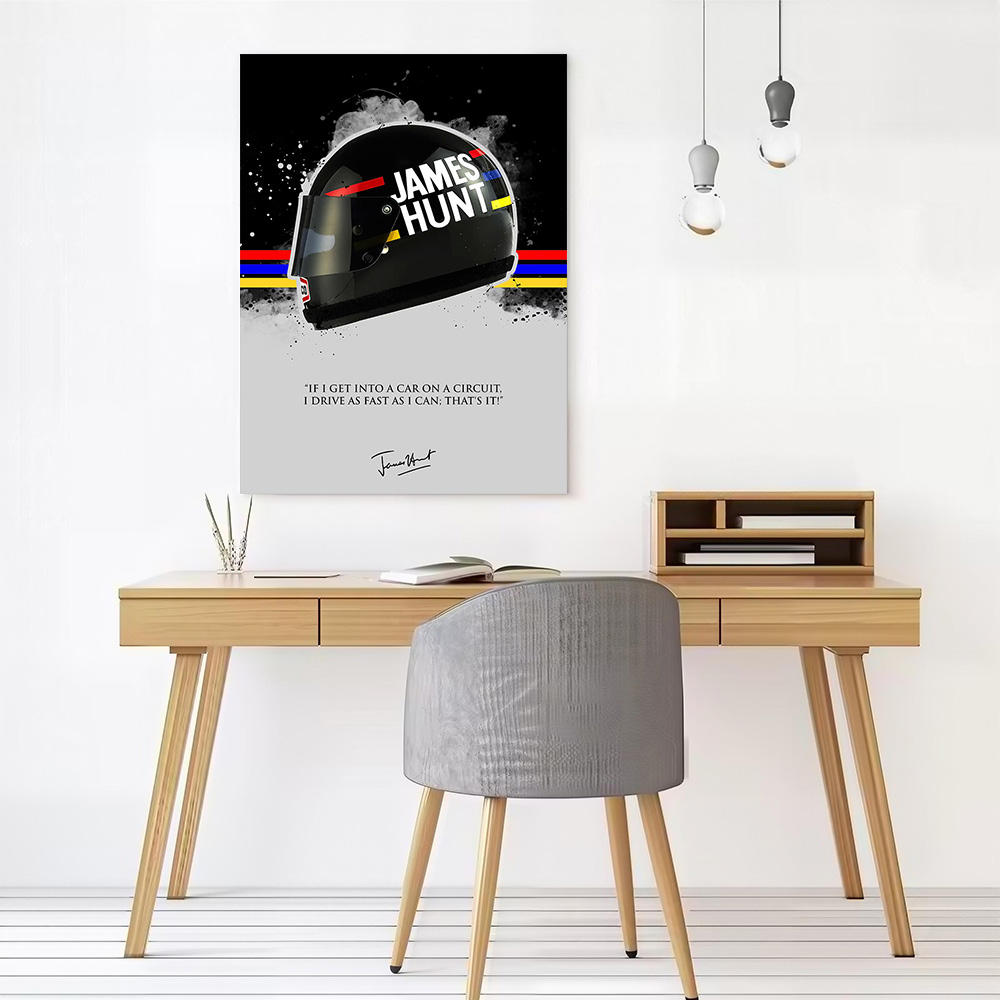 JAMES HUNT Quote Printed Canva - đánh giá và giá Home Bathroom Pictures