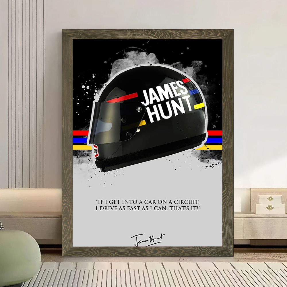 JAMES HUNT Quote Printed Canva - đánh giá và giá Home Bathroom Pictures