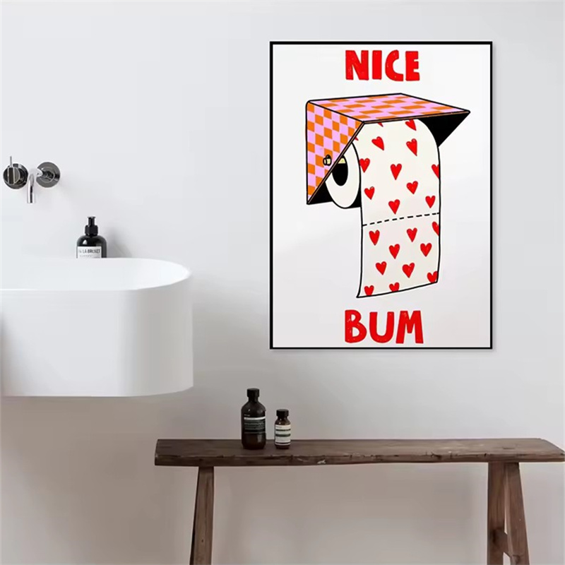 Humorous Slogan Nice Bum Carto - đánh giá và giá Home Bathroom Toilet