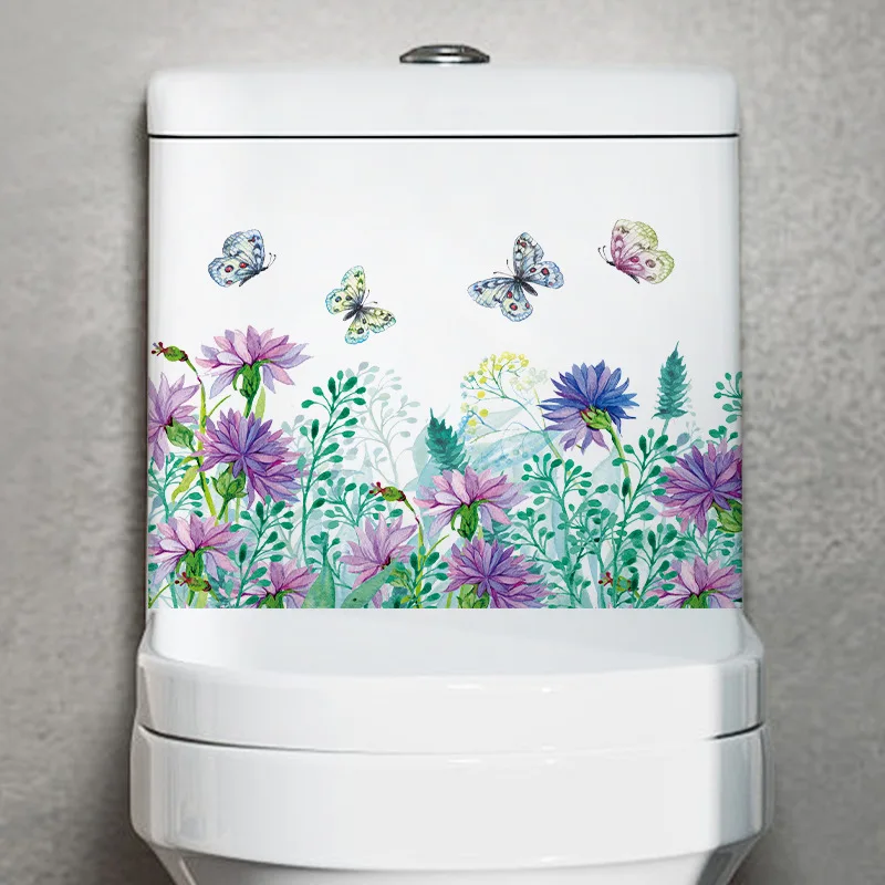 Vibrant Spring Butterfly Flowe - đánh giá và giá Home Bathroom Layout
