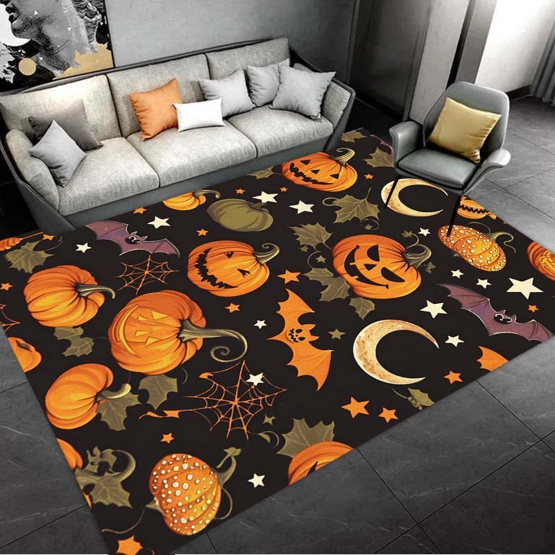 Living Room Rug Carved Orange  - đánh giá và giá Home Bathroom Layout