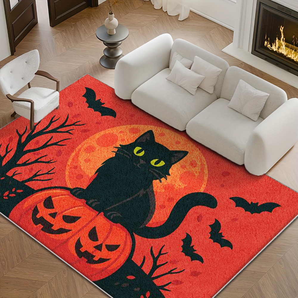 Living Room Rug Carved Orange  - đánh giá và giá Home Bathroom Layout