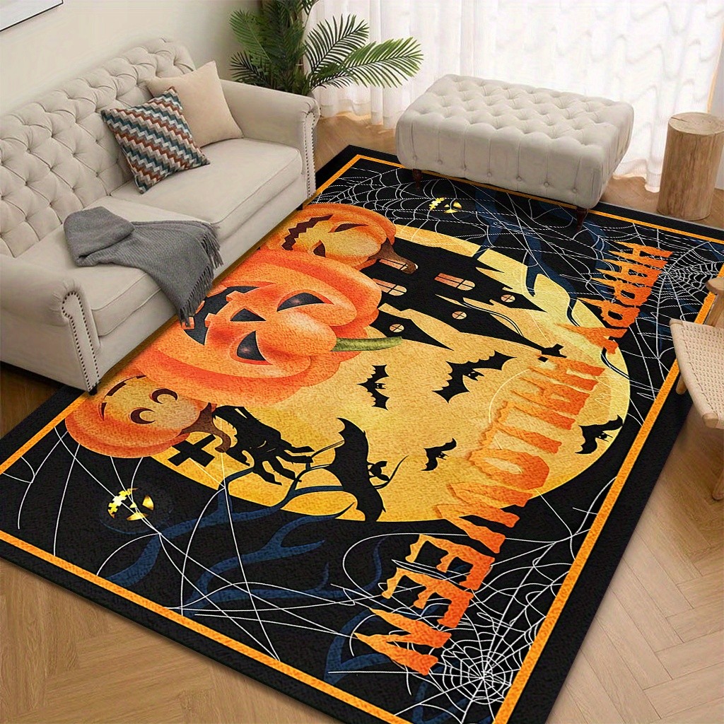 Living Room Rug Carved Orange  - đánh giá và giá Home Bathroom Layout