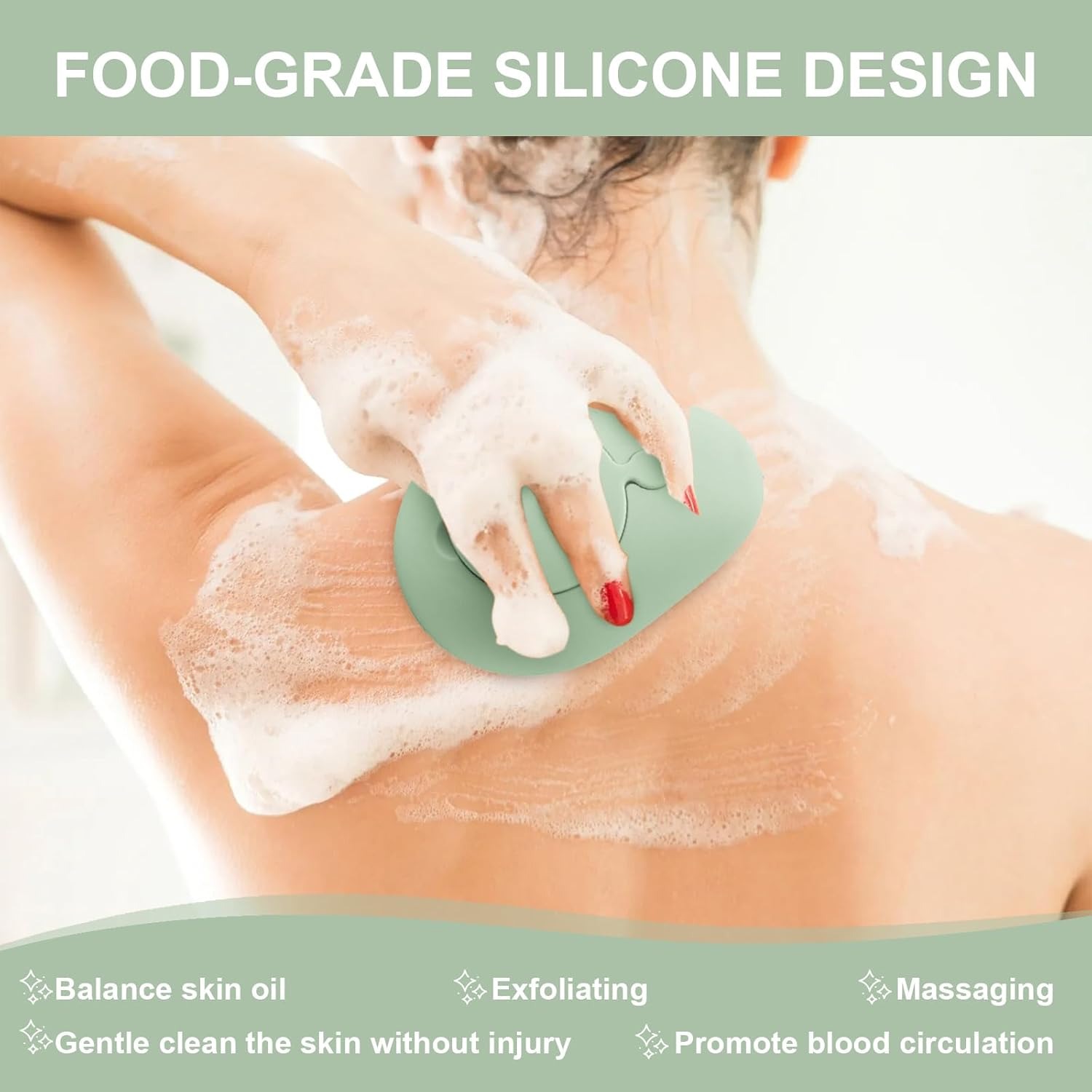 Silicone Soft Exfoliating Body - đánh giá và giá Home Bathroom Cleaning Machine