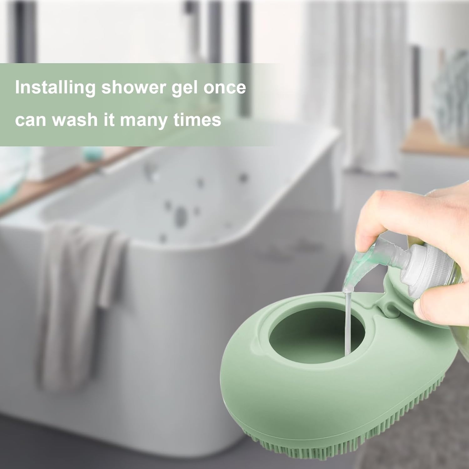 Silicone Soft Exfoliating Body - đánh giá và giá Home Bathroom Cleaning Machine