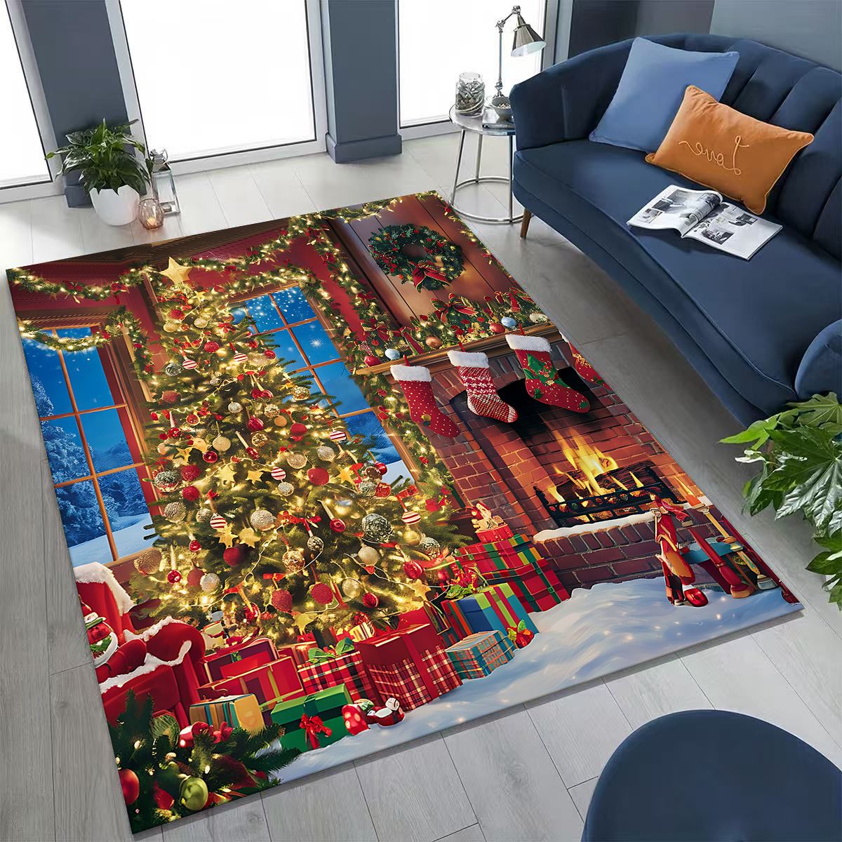 VIKAMA Christmas Rug For Livin - đánh giá và giá Home Bathroom Cleaning Machine