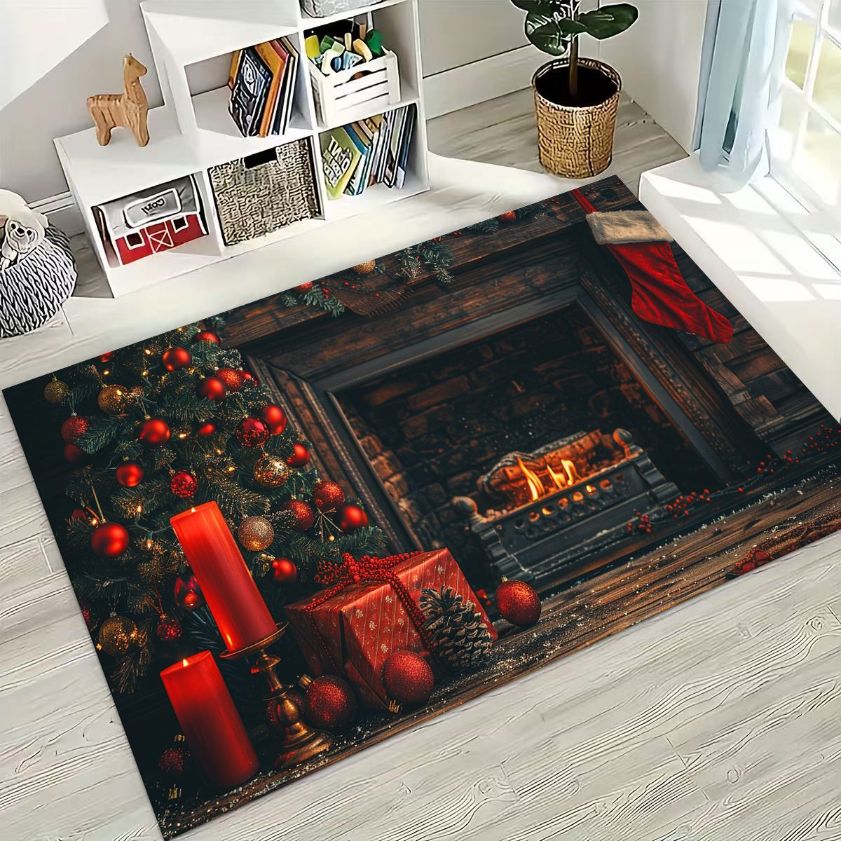 VIKAMA Christmas Rug For Livin - đánh giá và giá Home Bathroom Cleaning Machine