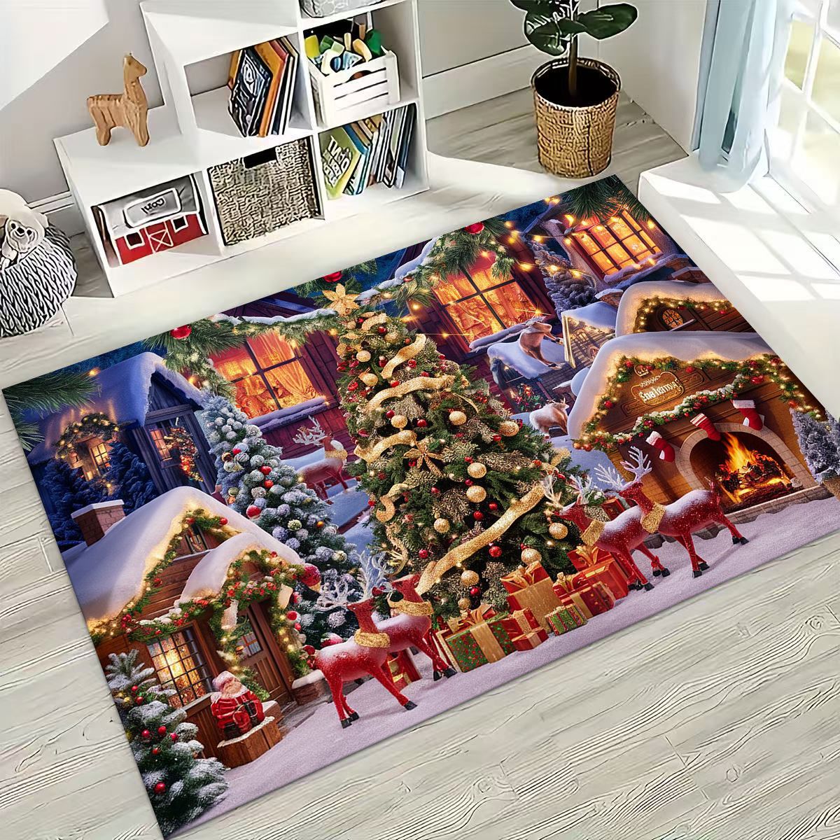 VIKAMA Christmas Rug For Livin - đánh giá và giá Home Bathroom Cleaning Machine
