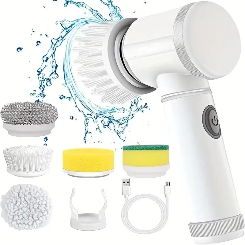 New Cordless Spin Scrubber Ele - đánh giá và giá Home Bathroom Cleaning Machine