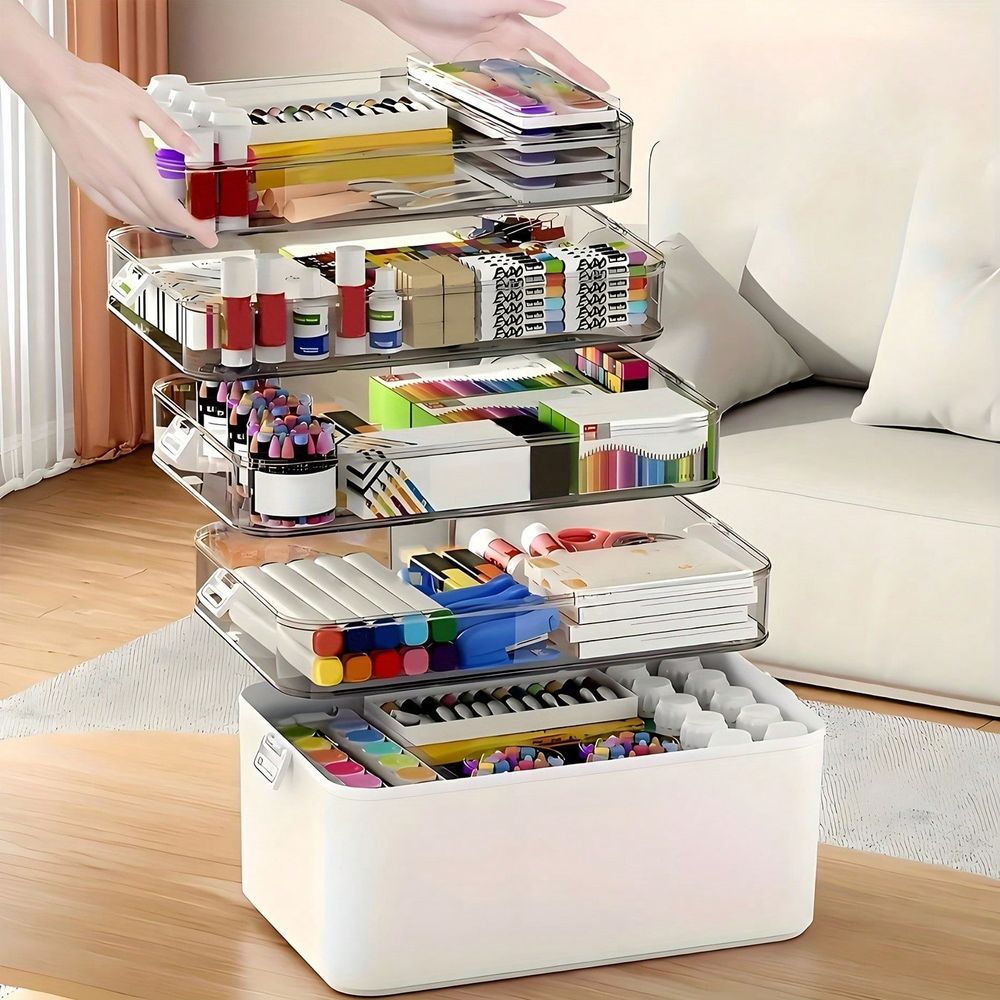 Transparent Multi-Layer Medici - đánh giá và giá Home Bathroom Organizer