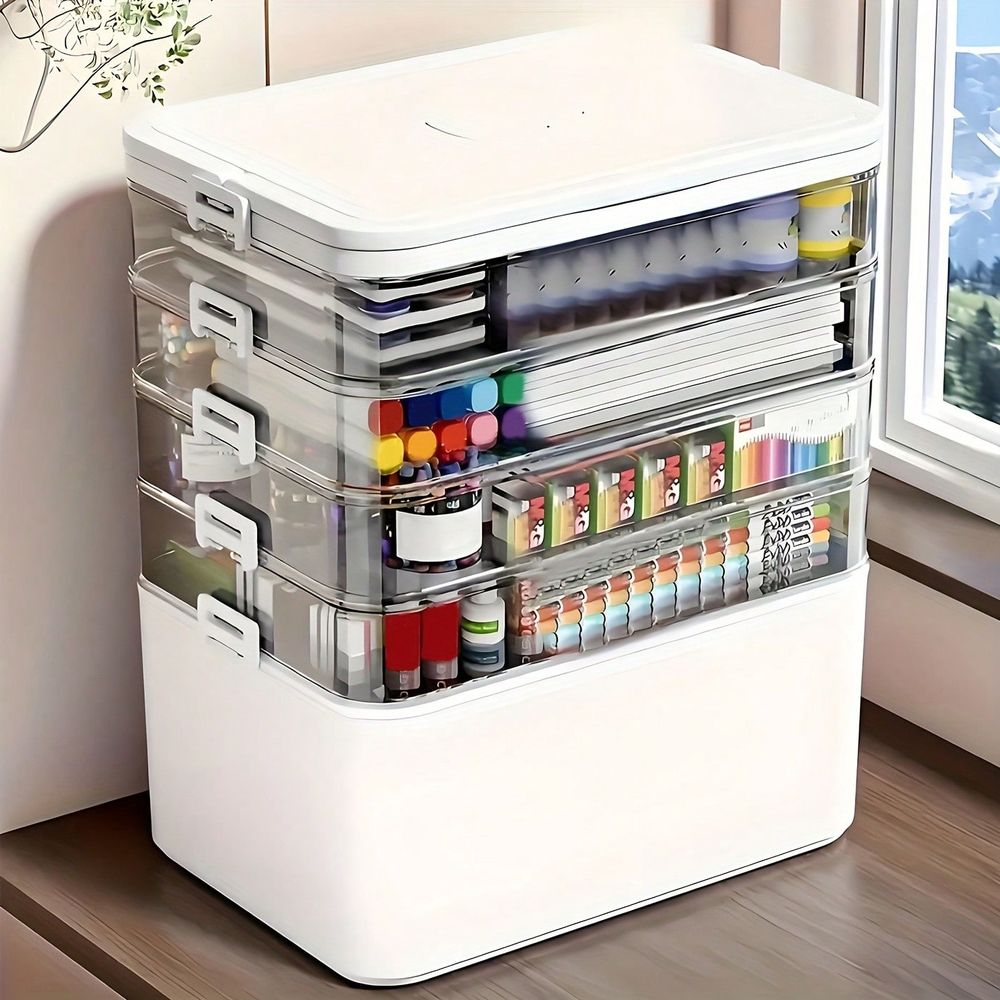 Transparent Multi-Layer Medici - đánh giá và giá Home Bathroom Organizer