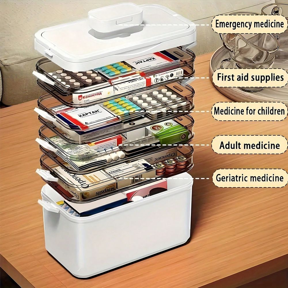 Transparent Multi-Layer Medici - đánh giá và giá Home Bathroom Organizer