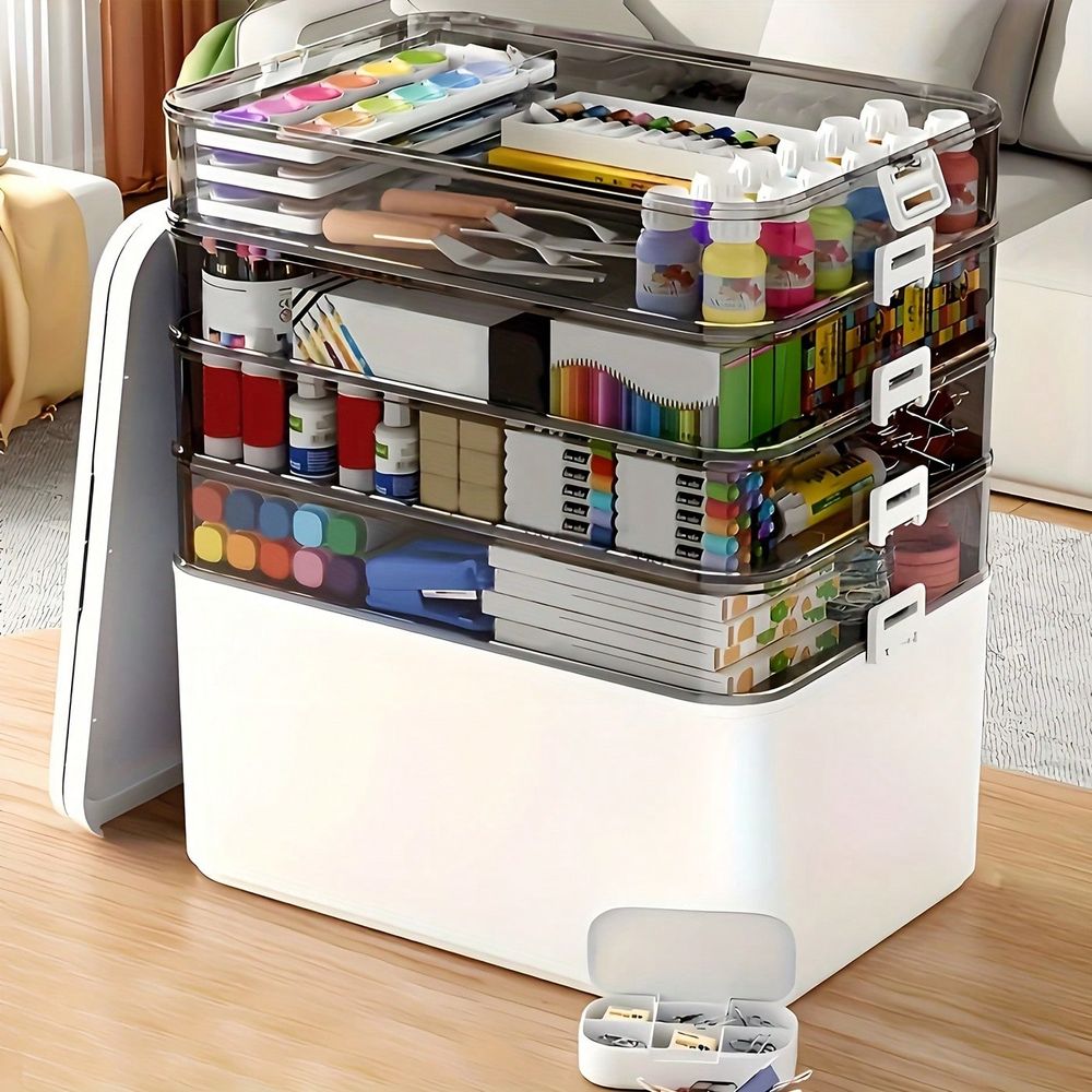 Transparent Multi-Layer Medici - đánh giá và giá Home Bathroom Organizer
